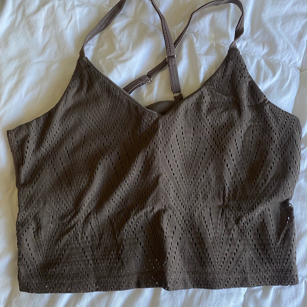 Beyond Yoga cropped bra top